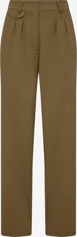 Pantaloni con pieghe 'SIHAM 92 ' di Soyaconcept in verde: frontale