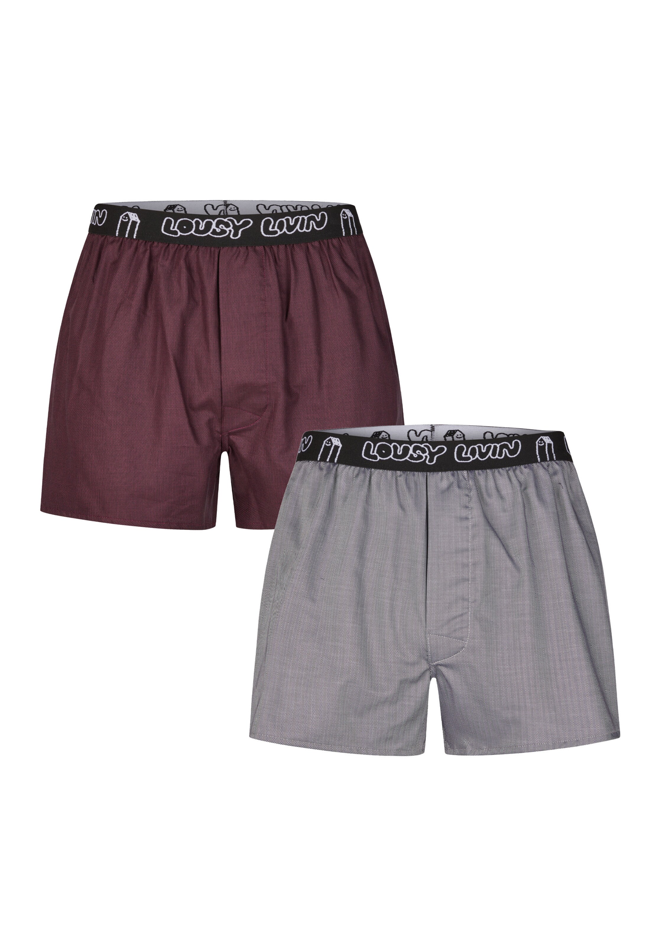 Lousy Livin Boxer shorts in Black: front