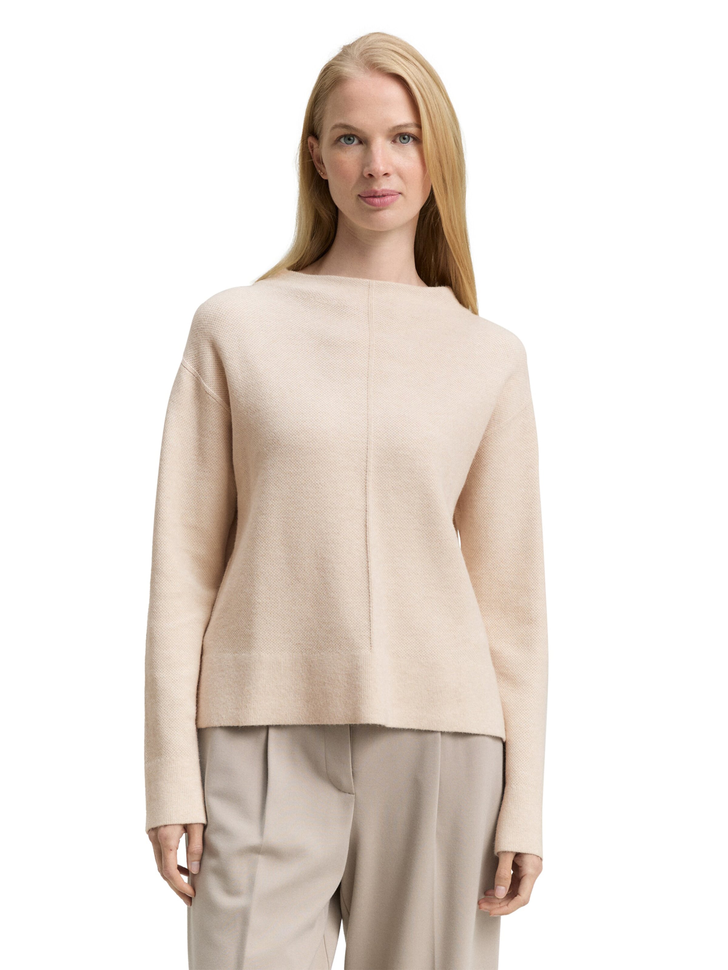 TOM TAILOR - Jersey en beige: frente