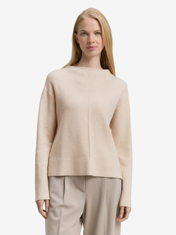 smėlio TOM TAILOR Megztinis: priekis