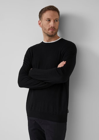 s.Oliver Sweater in Black: front