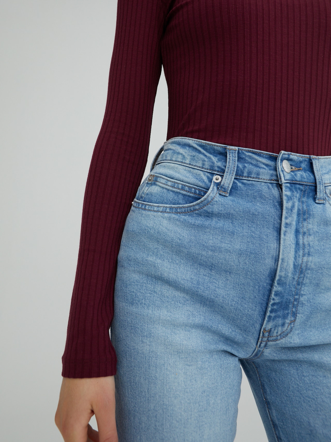 EDITED Camiseta 'Ginger' borgoña