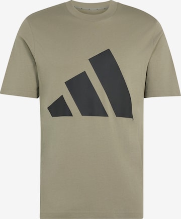 ADIDAS SPORTSWEAR - Camisa funcionais 'ESSENTIALS' em verde: frente