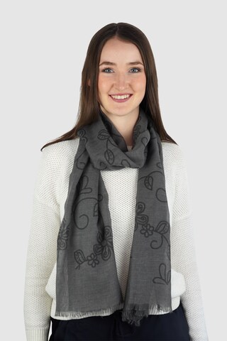 HARPA Scarf 'PORTA' in Grey: front