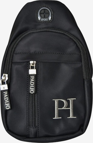 Sac à bandoulière PADIJO en noir : devant