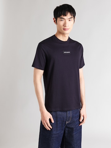 ARMANI EXCHANGE - Camisa em azul: frente