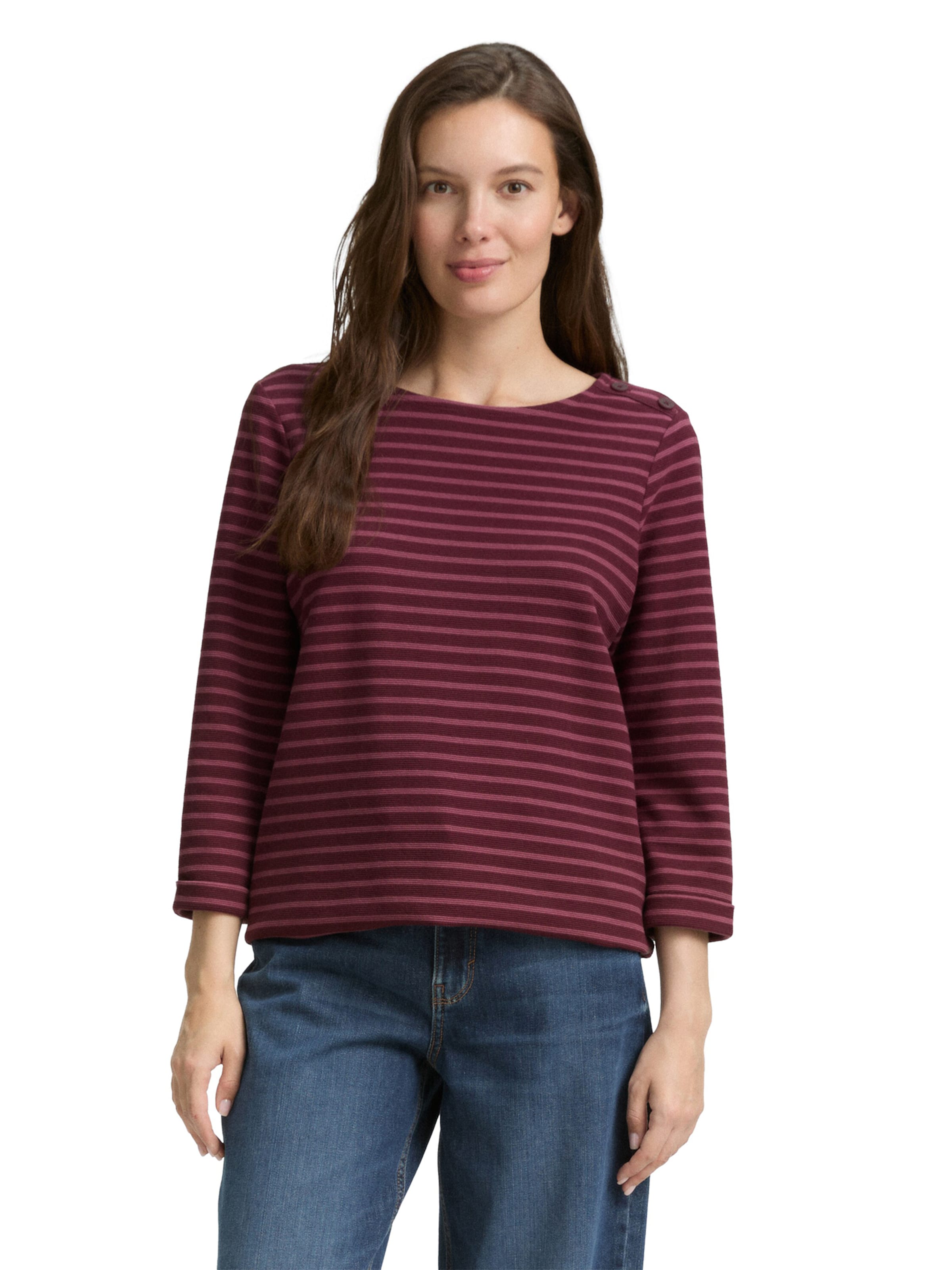 TOM TAILORMajica - crvena boja: prednji dio