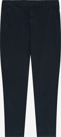 KnowledgeCotton Apparel Chino Pants 'LUCA' in Blue: front