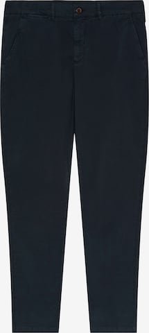 KnowledgeCotton Apparel Regular Chino Pants 'LUCA' in Blue: front