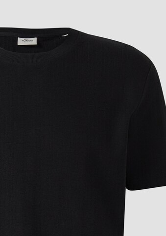s.Oliver Shirt in Zwart