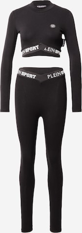 Plein Sport - Ropa para correr en negro: frente