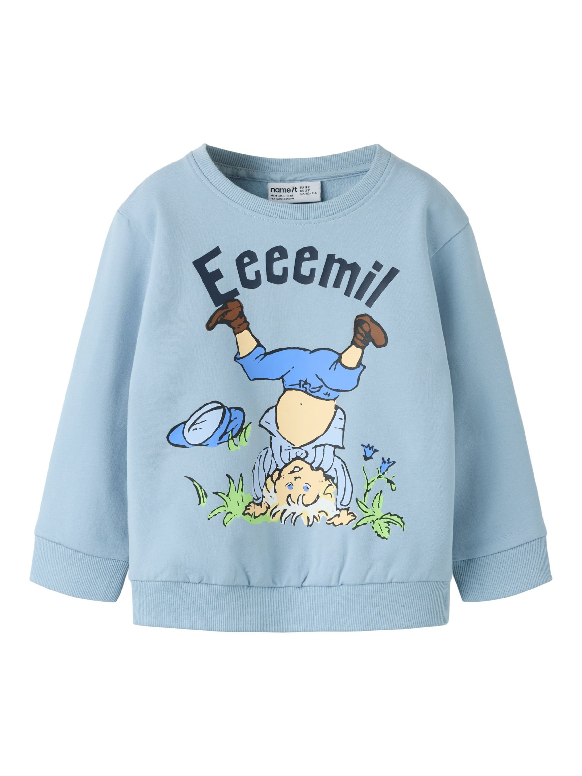 NAME IT Sweatshirt in Blauw: voorkant