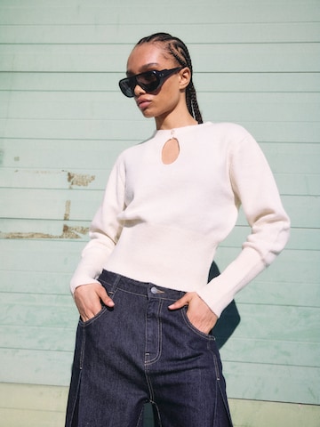 Noisy may Pullover in Weiß
