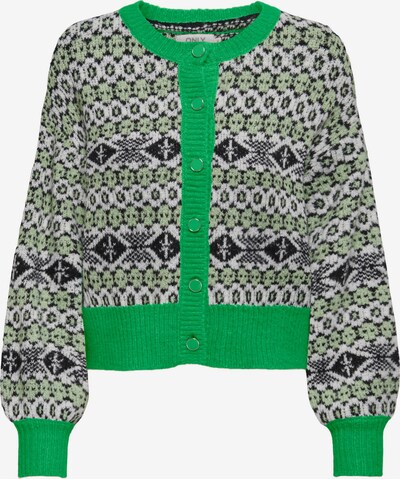 ONLY Knit cardigan 'DEA' in Green / Light green / Black / White, Item view