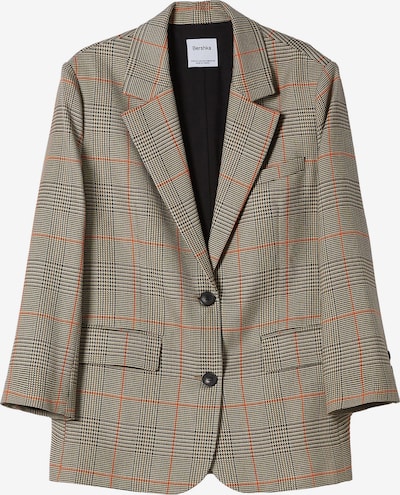 Sacou Bershka pe gri / portocaliu / negru / alb murdar, Vizualizare produs