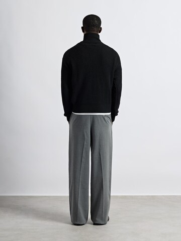 Burocs Knit Cardigan in Black