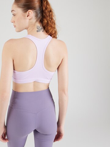 NIKE Bustier Športni nederček 'SWOOSH' | vijolična barva