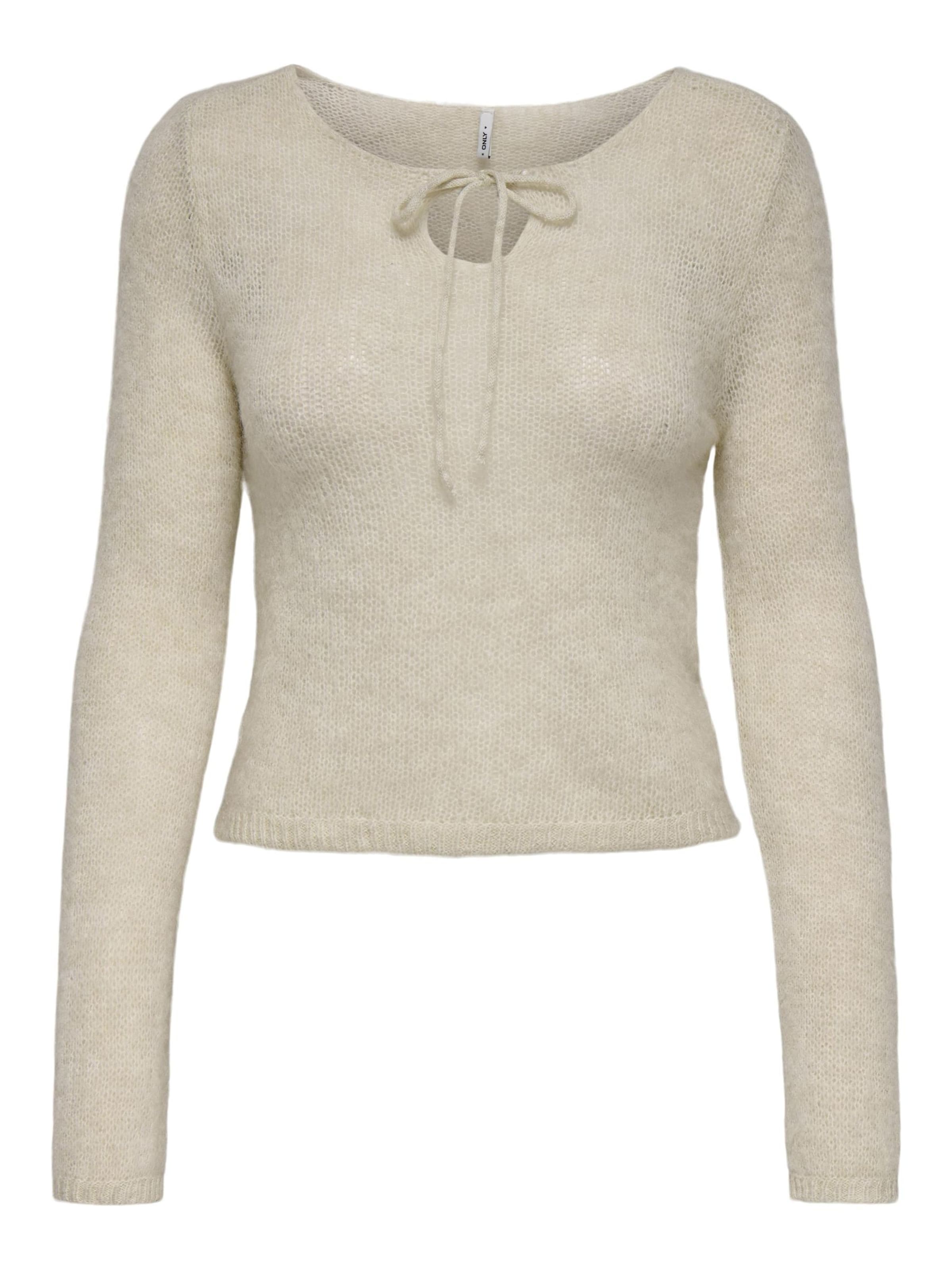 ONLY Sweater 'MISTY' in Beige: front