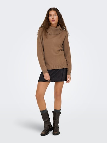 ONLY Strickpullover 'ONLJAYDEN' in Braun