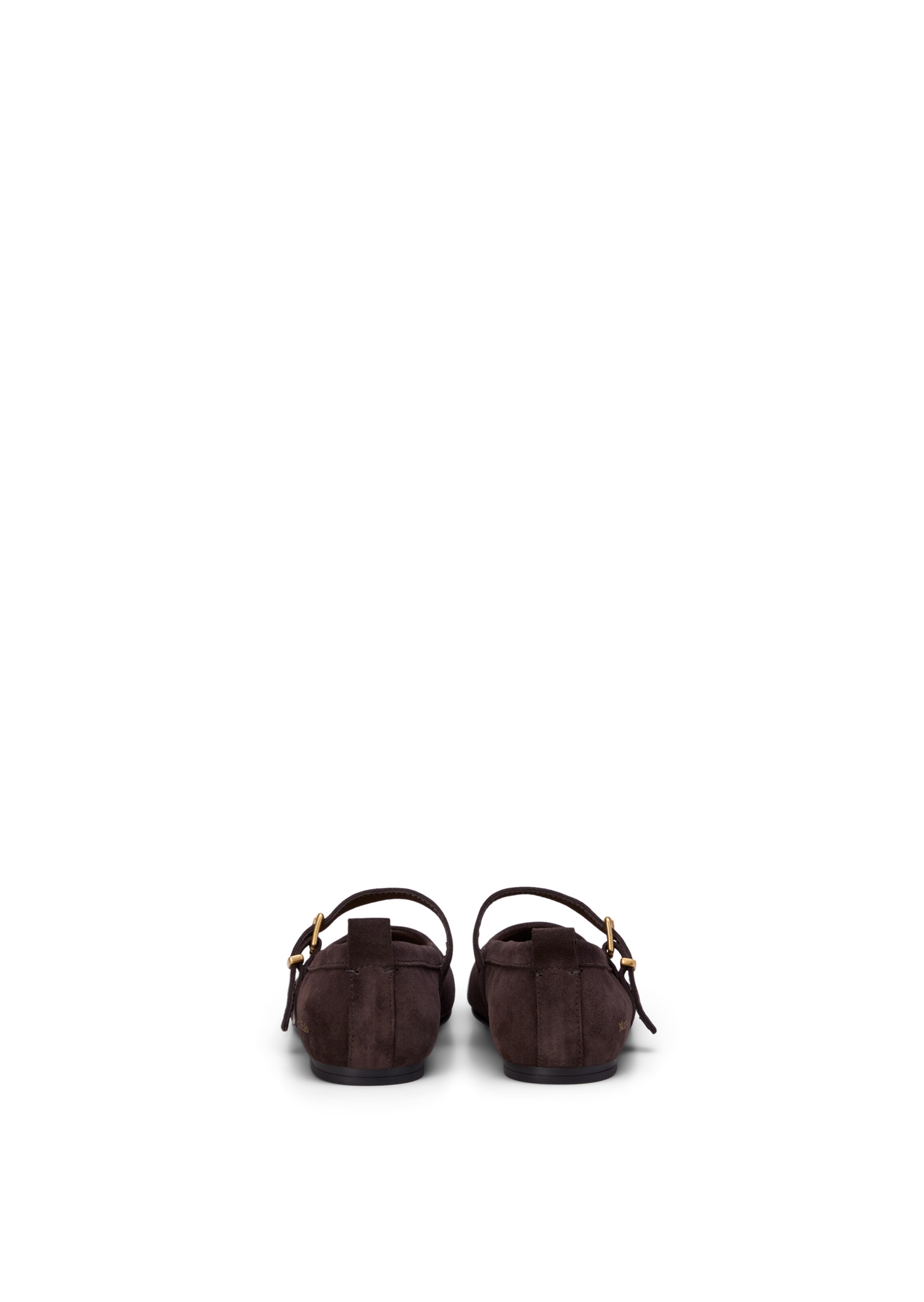 Marc O'Polo Strap ballerina 'Gina' in Brown