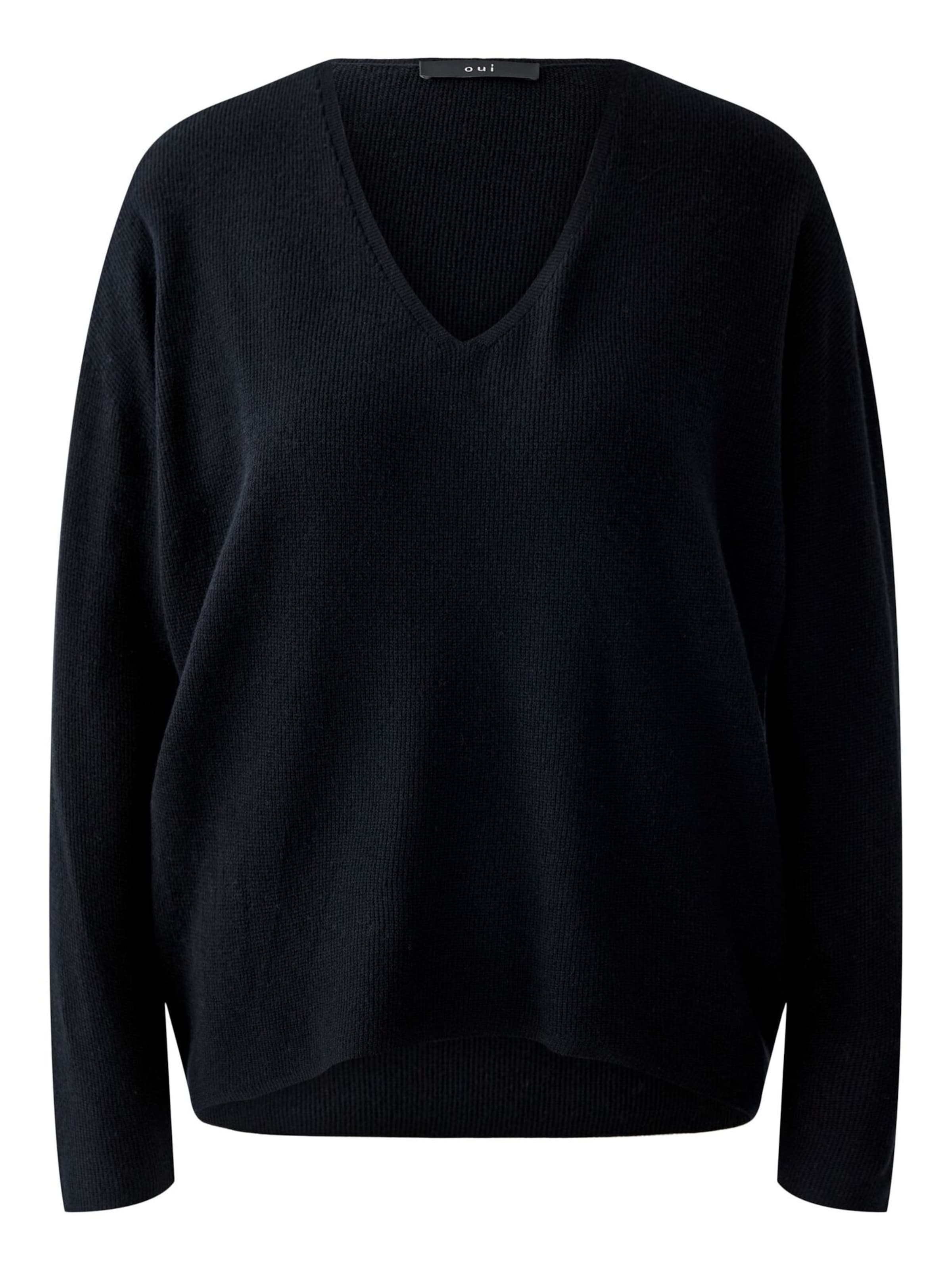 OUI Sweater 'Freyja' in Black: front