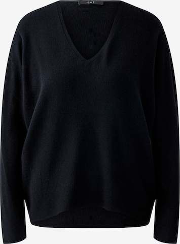 OUI Pullover 'Freyja' in Schwarz: Vorderseite