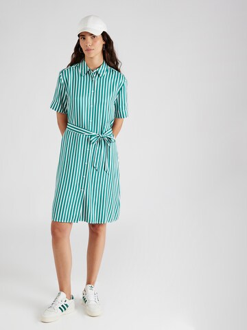 Rochie tip bluză de la TOMMY HILFIGER pe verde: față