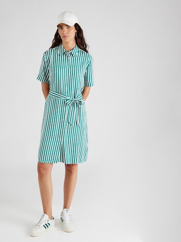 Robe-chemise TOMMY HILFIGER en vert : devant