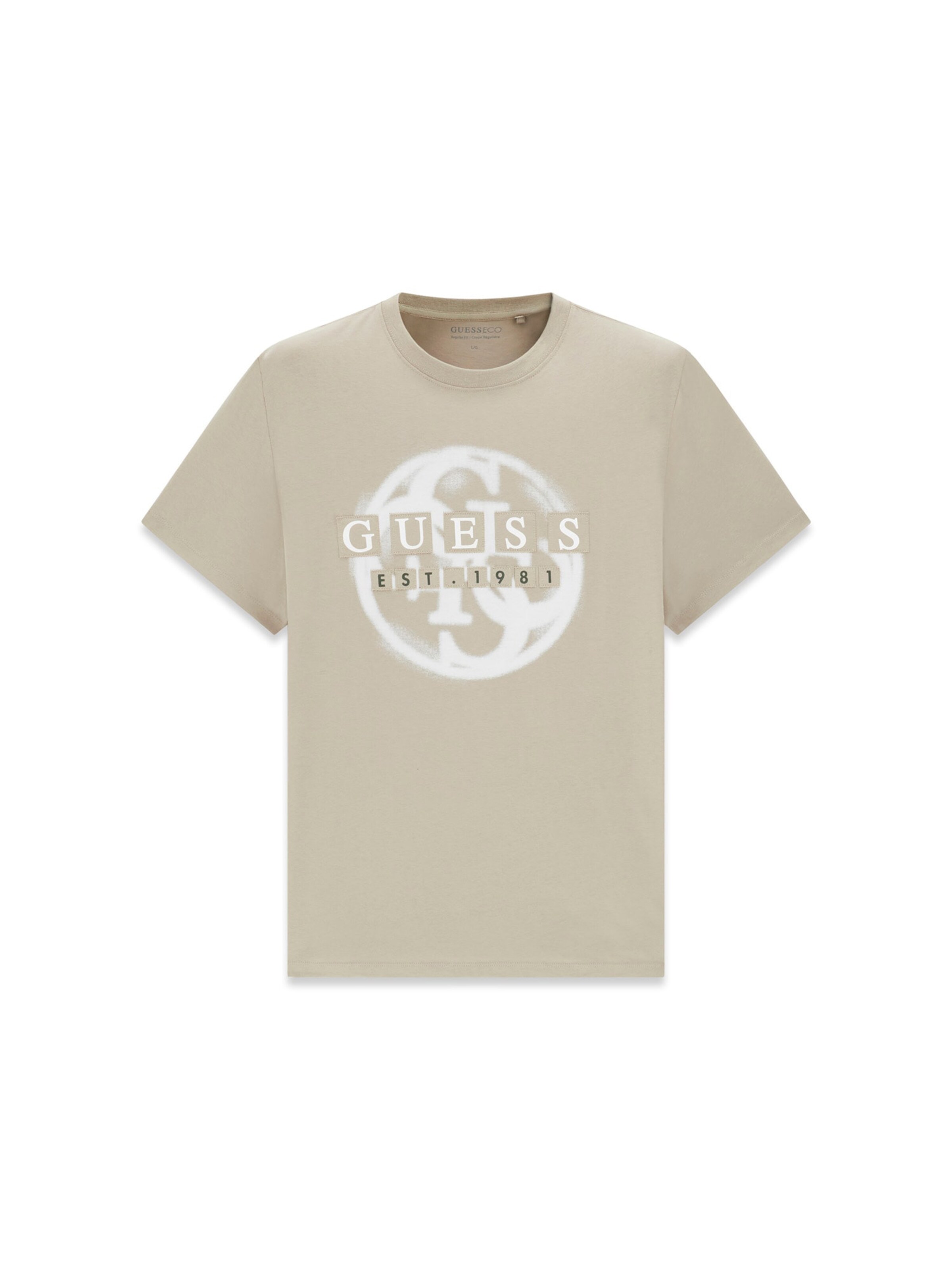 GUESS Футболка в Серый: спереди