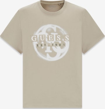 GUESS Футболка в Серый: спереди