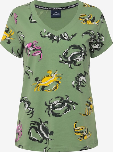 LAURASØN Shirt in de kleur Geel / Groen / Pink / Zwart, Productweergave