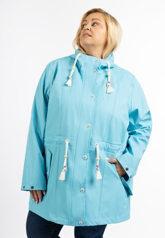 Schmuddelwedda Raincoat in Blue: front