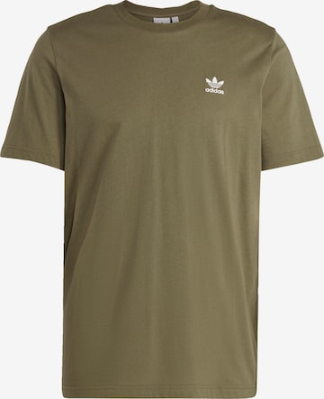 ADIDAS ORIGINALS Shirt 'Trefoil Essentials' in Green: front