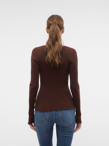 VERO MODA - Pullover 'Evie' em castanho