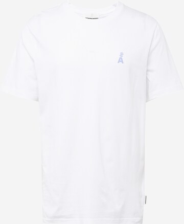 ARMEDANGELS Bluser & t-shirts 'JAAMES FLOWAA' i hvid: forside