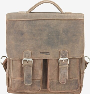 Borsa a tracolla di Greenland Nature in grigio: frontale