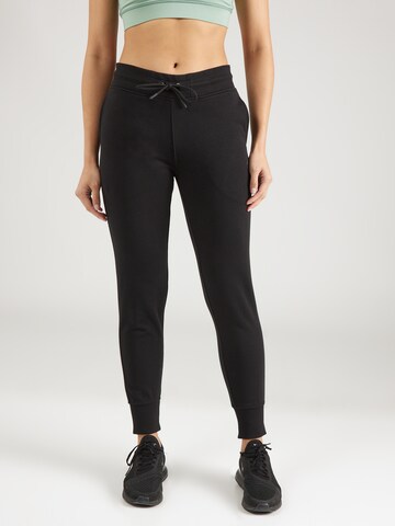 4F Tapered Workout Pants 'CAS' in Black: front