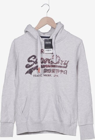 Superdry Sweatshirt & Zip-Up Hoodie in M in Grey: front