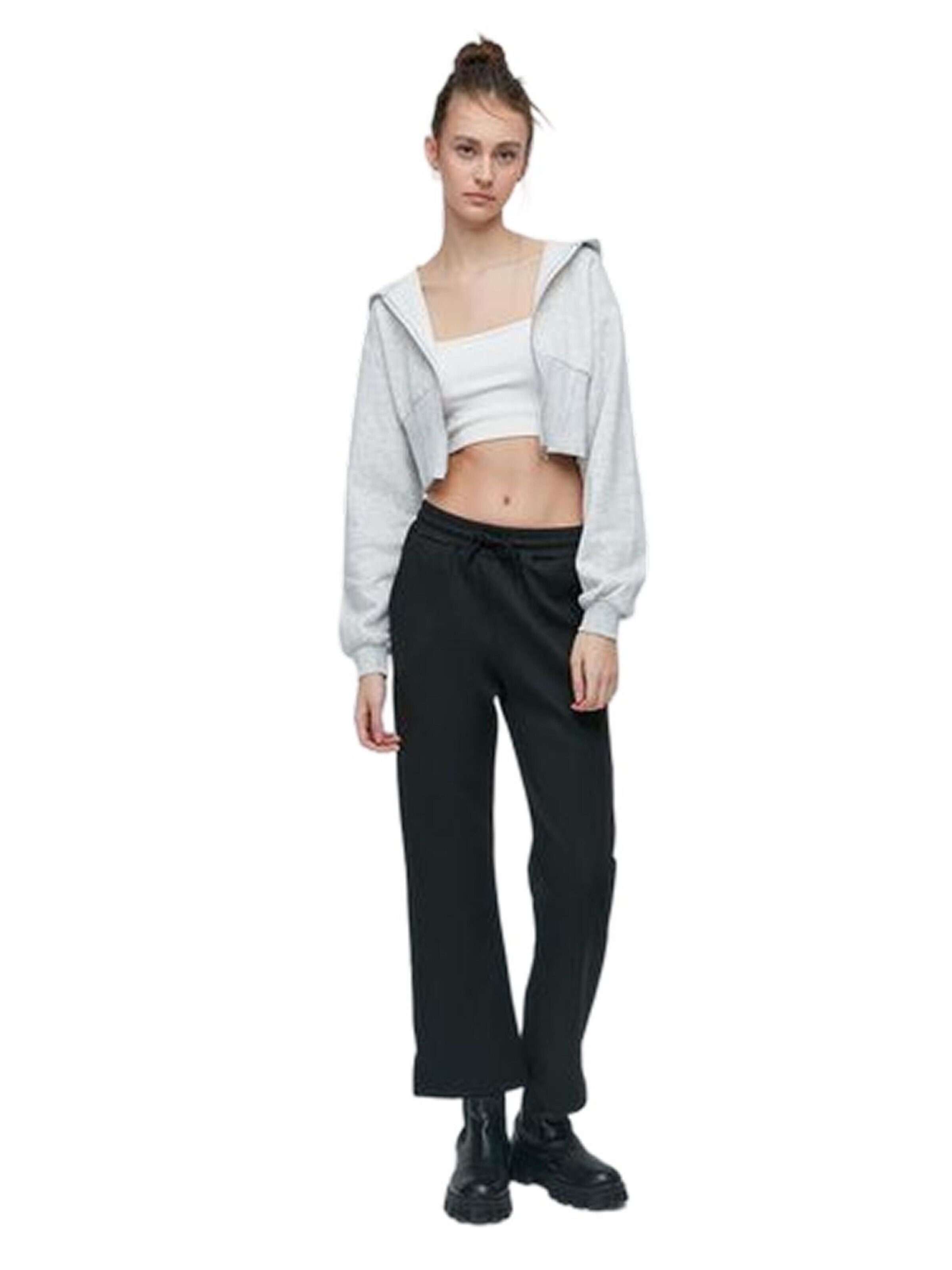 C&City Broek in Zwart: voorkant
