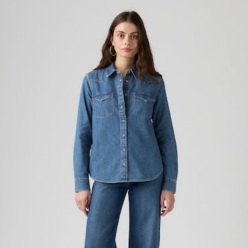 Chemisier 'HERITAGE' LEVI'S ® en bleu : devant