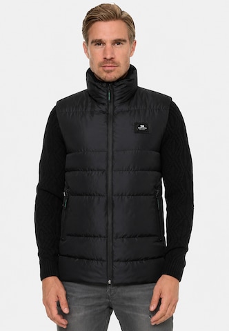 Gilet Rusty Neal en noir : devant