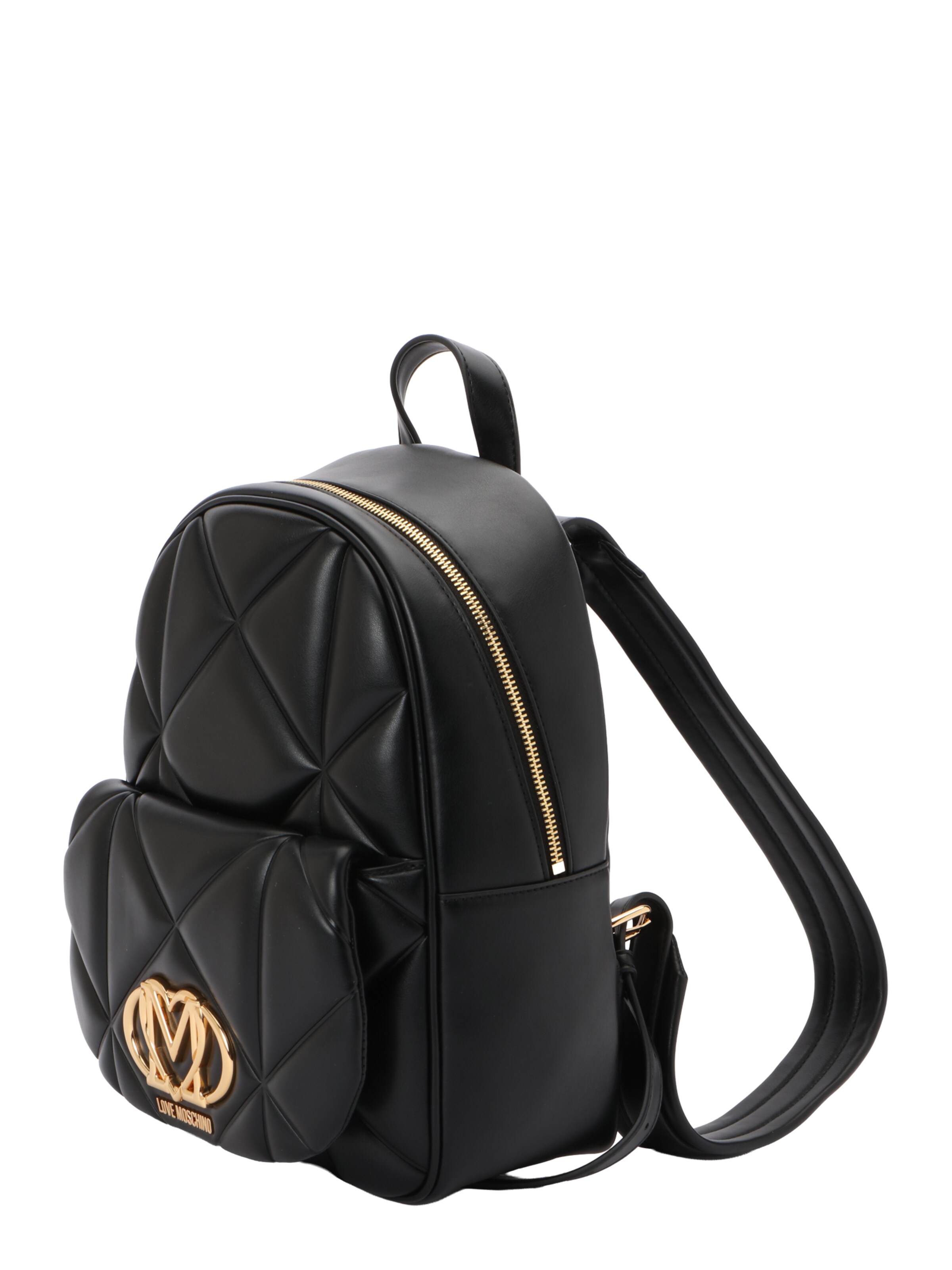 melns Love Moschino Mugursoma