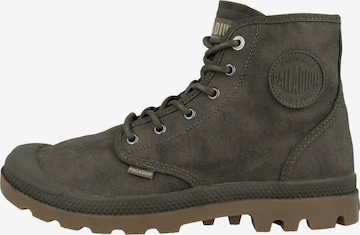 Palladium - Botas com atacadores em castanho: frente