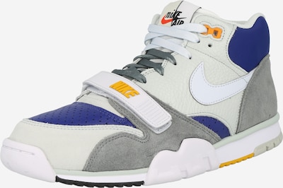 Nike Sportswear Visoke tenisice 'Air Trainer 1' u plava / siva / prljavo bijela / bijela, Pregled proizvoda