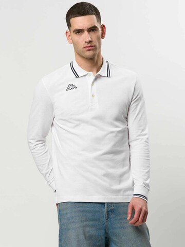 KAPPA - Ajuste regular Camisa ' KMLogo ' en blanco: frente
