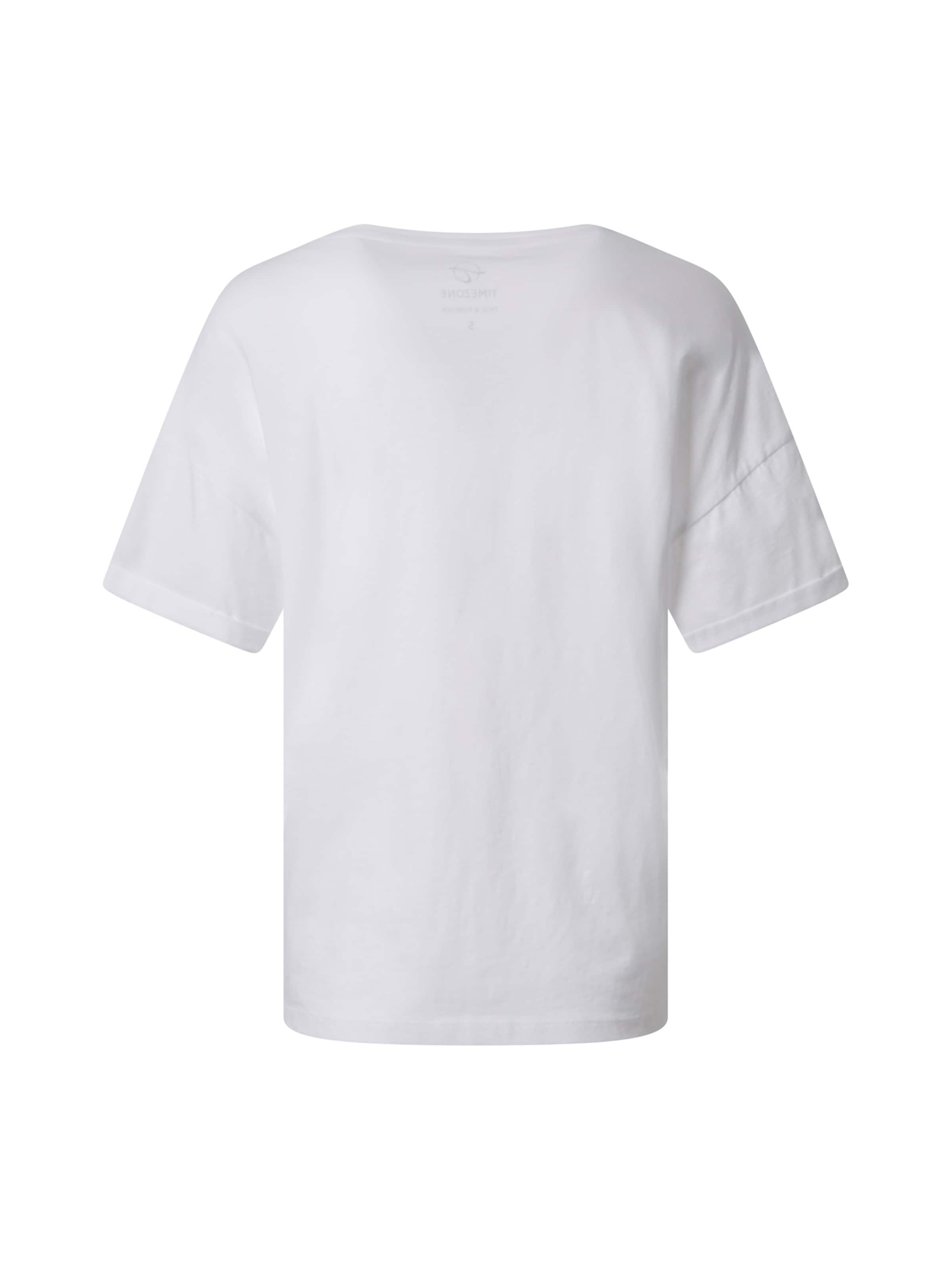 TIMEZONE T-Shirt 'Boxy' in Weiß