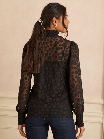love & roses Blouse in Black