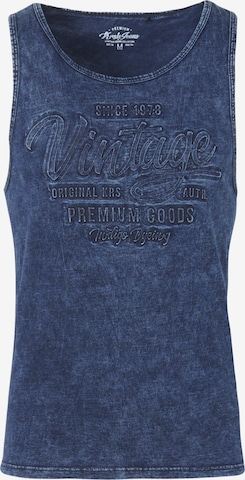 mėlyna KOROSHI Marškinėliai: priekis