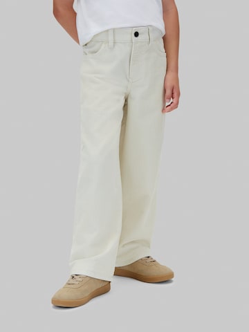 Calvin Klein Jeans Wide Leg Hose in Beige: Vorderseite
