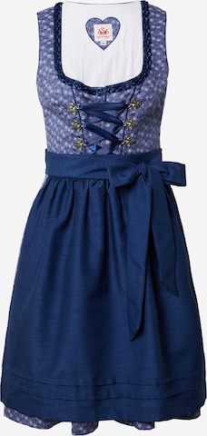 SPIETH & WENSKY Dirndl in Blau: predná strana